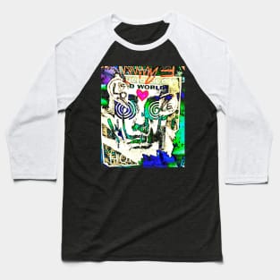 Graffiti Artist Face by LowEndgraphics Baseball T-Shirt